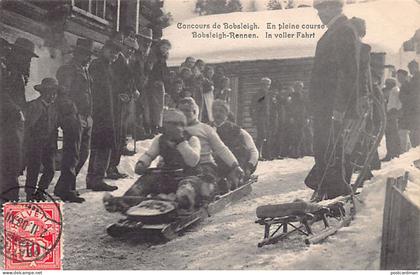 Schweiz - Pratteln (BL) Concours de Bobsleigh en pleine course - Bobsleigh-Rennen in voller Fahrt - Ed. R.F.B. 2821