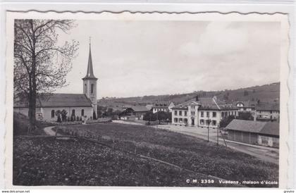 Vuadens, église, maison d'école, local du feu