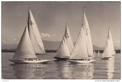 Suisse - Creux de Genthod - Courses Bâteaux Voiliers Régates - 1952