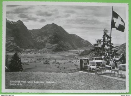 Filzbach (GL) - Aussicht vom Cafe Kerenzer gegen Niederurnen