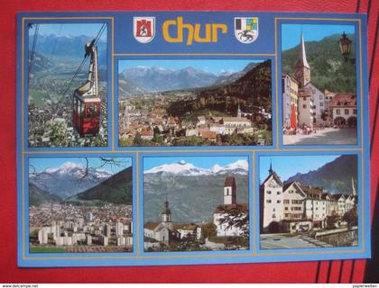 Chur (GR) - Mehrbildkarte