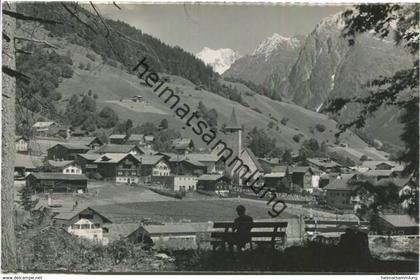 Klosters mit Silvrettagruppe - Foto-AK - Verlag Berni Klosters