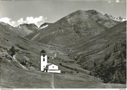 10569592 Cresta Avers Avers Cresta Kirche ungelaufen ca. 1965