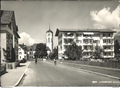 11626987 Landquart Strassenpartie Kirche