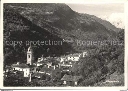 11641201 Castasegna Ortsansicht mit Kirche Castasegna