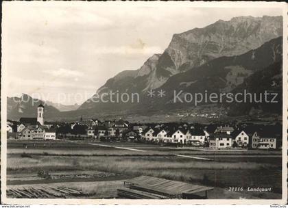 11649203 Landquart Panorama Dorf Ansicht