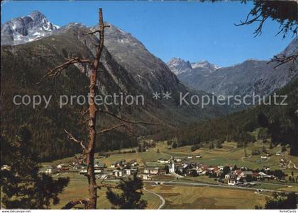 11703933 Bever Maloja mit Val Bever Piz Ot und La Piramida