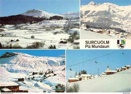 14029450 Surcuolm Panorama Skigebiet Piz Mundaun