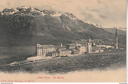 Suisse - SAINT MORITZ - Hôtel Kulm