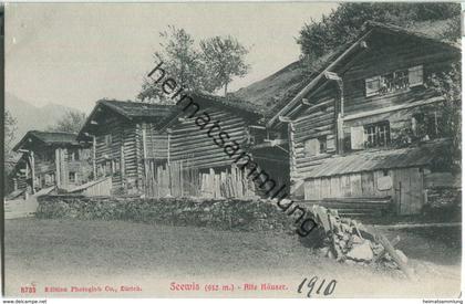 Seewis im Prättigau - alte Häuser