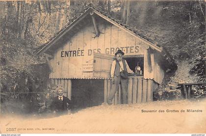 BONCOURT (JU) Entrée des grottes de Milandre - Ed. Burgy 2037