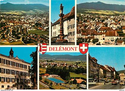 Suisse - JU Jura - Delémont - Multivues - Automobiles - CPM - Carte Neuve - Voir Scans Recto-Verso