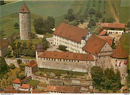 Suisse - JU Jura - Porrentruy - Le château - Vue aérienne - CPM - Carte Neuve - Voir Scans Recto-Verso