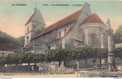 SAINT-URSANNE (JU) L'église - Ed. A. & H. C. 1138