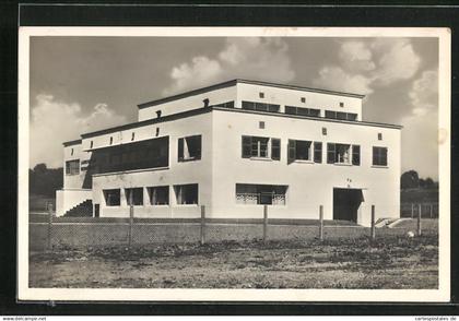 AK Beromünster, Schweiz. Landessender - Maschinenhaus, Radio, Rundfunk