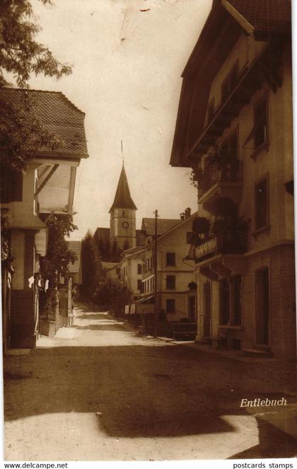 Entlebuch, Strassenansicht mit Kirche,