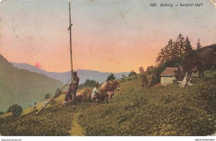 SUISSE LU LUCERNE #28974 BRUNIG AELPLER IDYLL