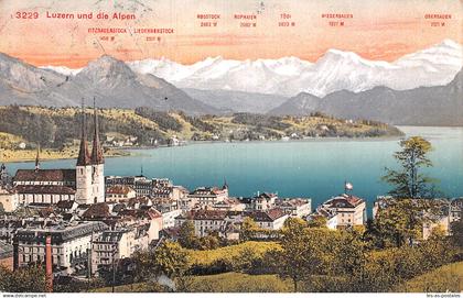 SUISSE LUZERN LAC DES QUATRE CANTONS