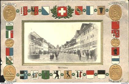 10578474 Willisau Willisau Wappen Praegedruck ungelaufen ca. 1910