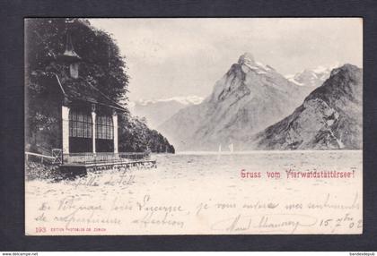 Suisse LU Lac des Quatre Cantons Gruss von Vierwaldstättersee ( Photoglob Co)