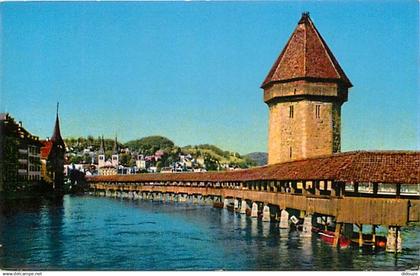 Suisse - LU Lucerne - Luzern - Kapellbrucke - Pont de chapelle - CPM - Carte Neuve - Voir Scans Recto-Verso