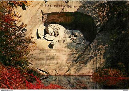 Suisse - LU Lucerne - Luzern - Lowendenkmal - Monument du Lion - CPM - Carte Neuve - Voir Scans Recto-Verso