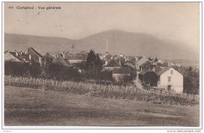 CORTAILLOD  VUE GENERALE  EN 1913