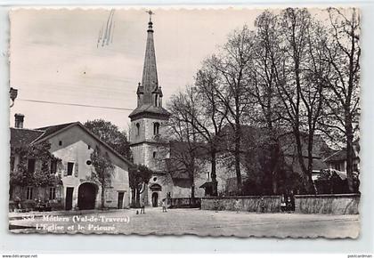 Suisse - Môtiers (NE) Val-de-Travers - Prieuré - Eglise - Ed. John Dubois 553