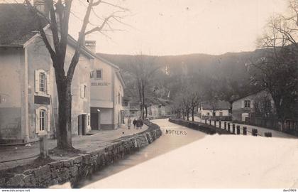 Suisse - NE - MOTIERS - Boulangerie - Carte-Photo