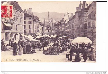 Neuchatel  -  Le Marché