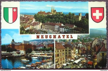 Neuchâtel -  Mehrbildkarte