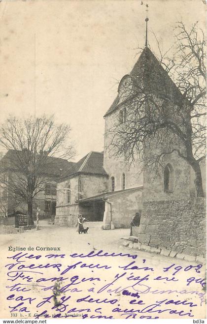 SUISSE -  EGLISE DE CORNAUX