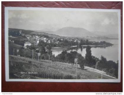 Saint-Aubin-Sauges (NE) - Panorama von Tivoli / Bahnpost