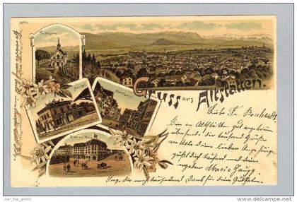 AK SG Altstätten 1902-06-06 Litho Winkler&Voigt