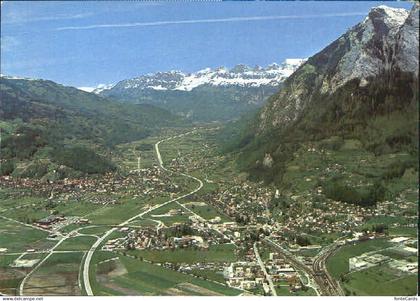 10576928 Sargans Sargans Mels Fliegeraufnahme