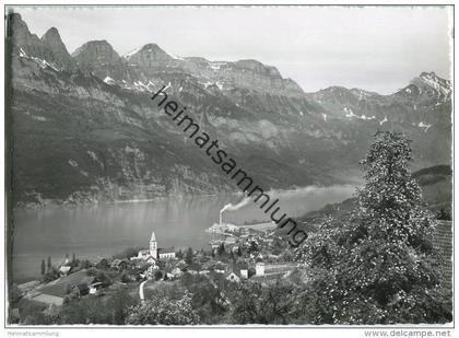 Quarten - Unterterzen - Walensee - Ansichtskarte Großformat