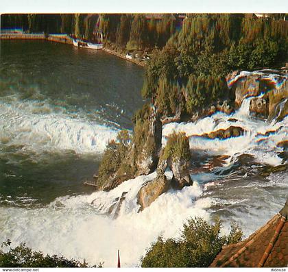 Suisse - SH Schaffhouse - Rheinfall - Chutes du Rhin - Orientierung uber den Rheinfall - Vue aérienne - CPM - Carte Neuv