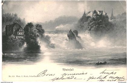 CPA-Carte Postale Suisse Schaffhouse Rheinfall  1903 VM54225ok