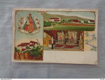 Suisse - Metzerlen - Mariastein - Gruss aus ....Jolie carte de l'abbaye - couleurs -