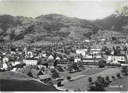 14019496 Seewen Schwyz SZ Panorama