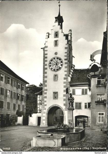 10875284 Diessenhofen Diessenhofen Siegelturm Brunnen x Diessenhofen