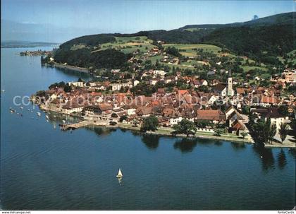 12593273 Steckborn TG Untersee Flugaufnahme Steckborn