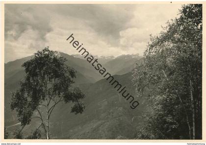 Blick ins Centovalli bei Locarno 1955 - Foto-Postkarte Grossformat