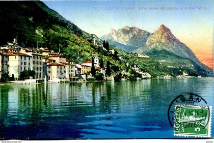 N°4452 R -cpa lago de Lugano