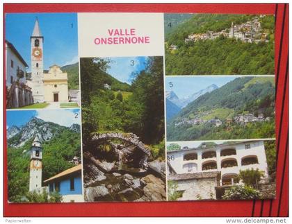 Isorno / Onsernone (TI) - Mehrbildkarte "Valle Onsernone"