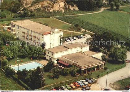 11695319 Riazzino Gordola Motel Lago Maggiore Fliegeraufnahme