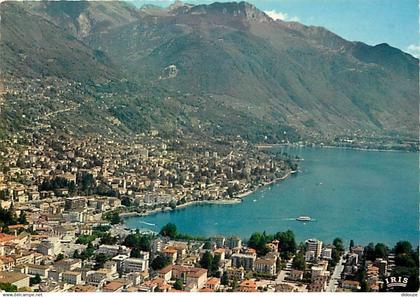 Suisse - TI Tessin - Locarno - Lago Maggiore - Veduta aerea - Vue aérienne - CPM - Carte Neuve - Voir Scans Recto-Verso