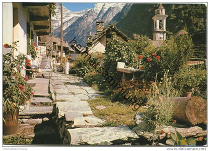 Sonogno - Valle Verzasca - Ansichtskarte Großformat