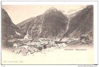 Göschenen - Gotthardbahn.( Canton  de Uri)