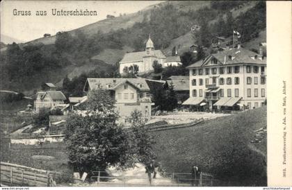 CPA Unterschächen Kanton Uri Schweiz, Hotel